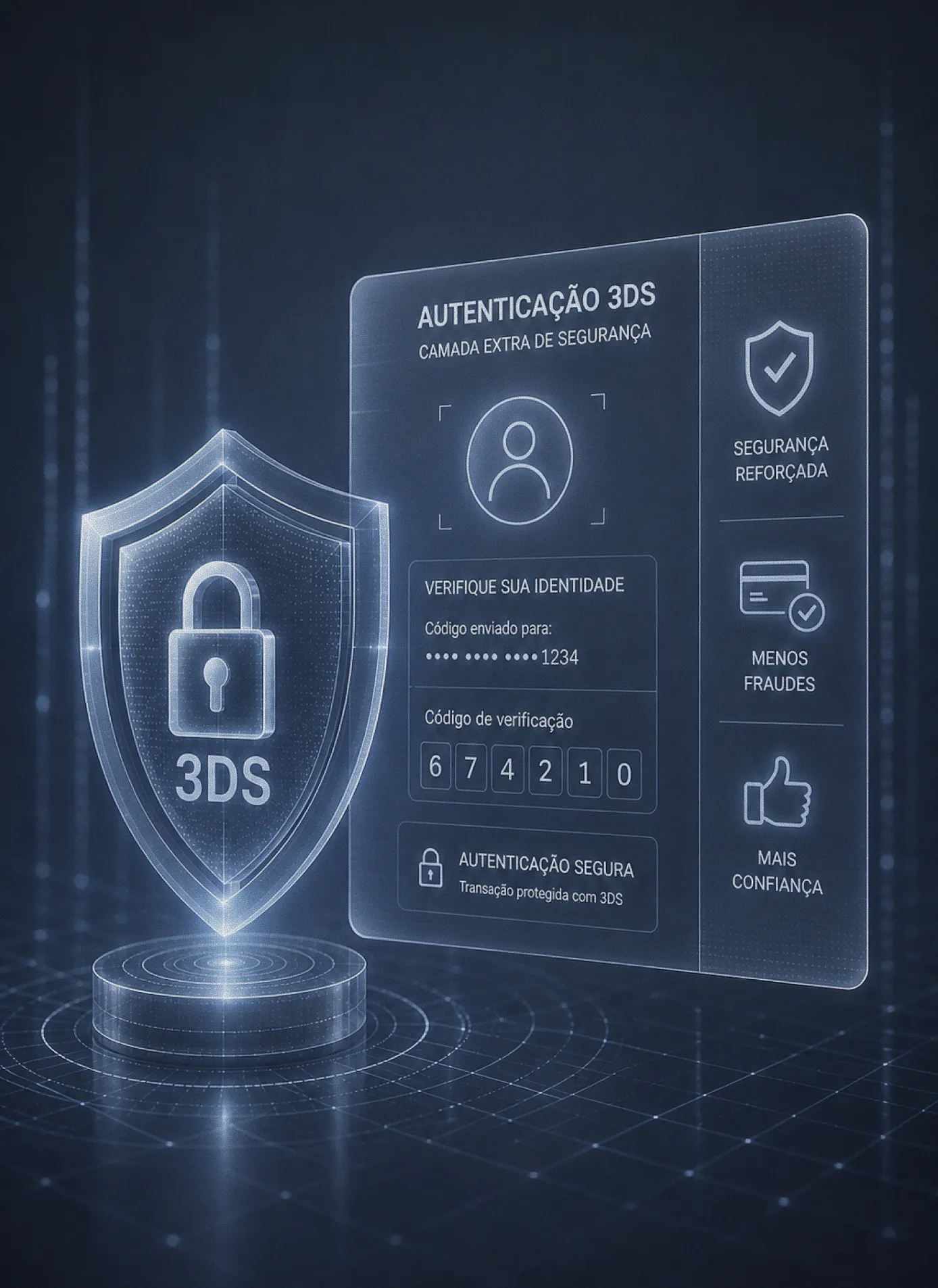 Dashboard de autenticação 3DS